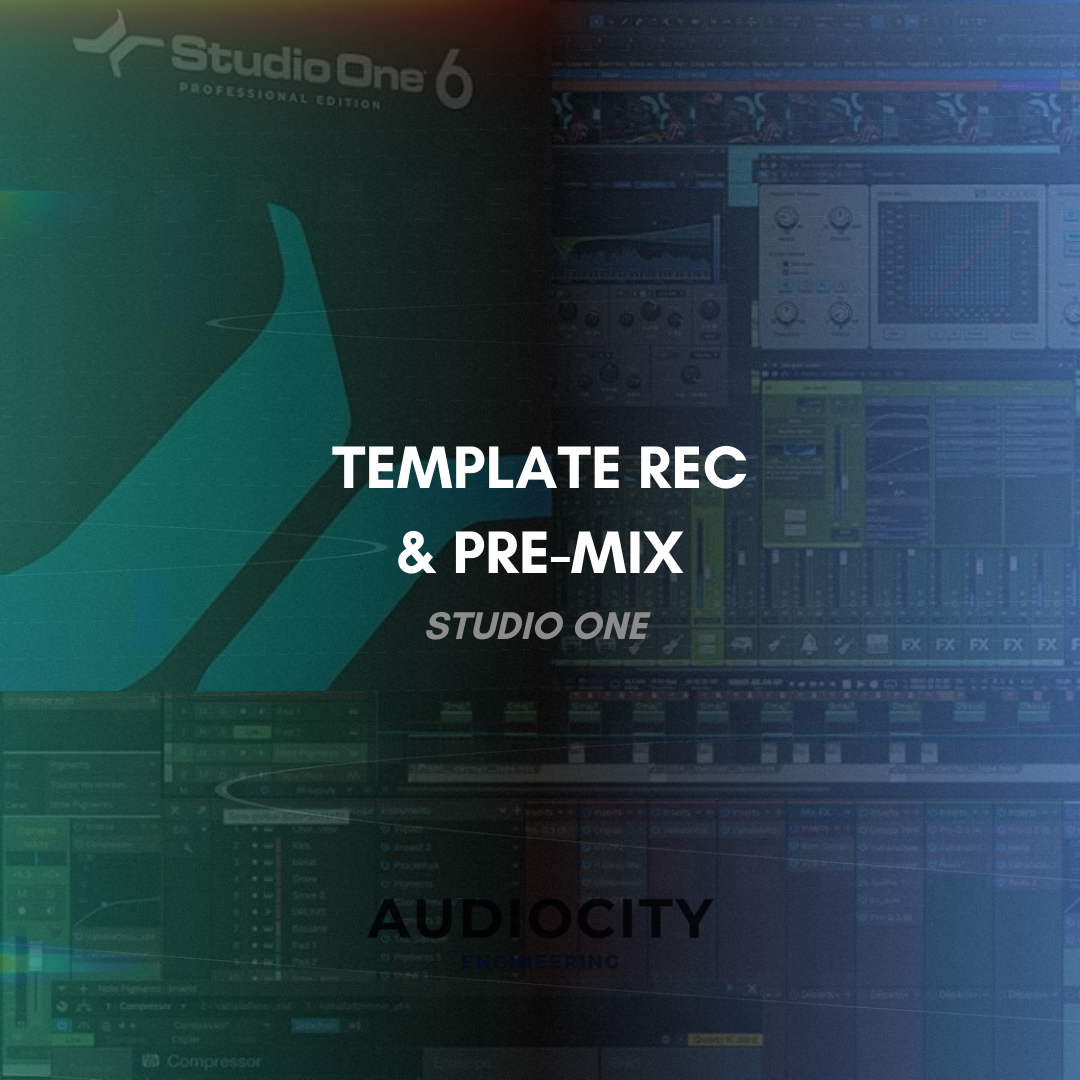 Template Studio One - Rec/Pré-mix